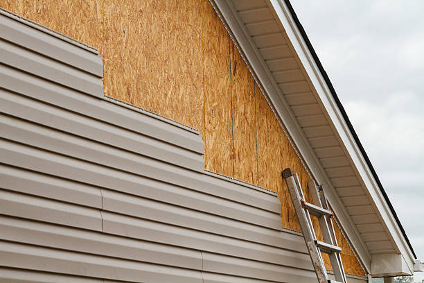 Professional Siding Replacement technician working in Reva, VA